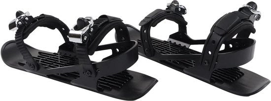Scarponi da Sci per Bambini e Principianti - Scarpe da Sci Portatili con Fissi Regolabili per Uomo e Donna