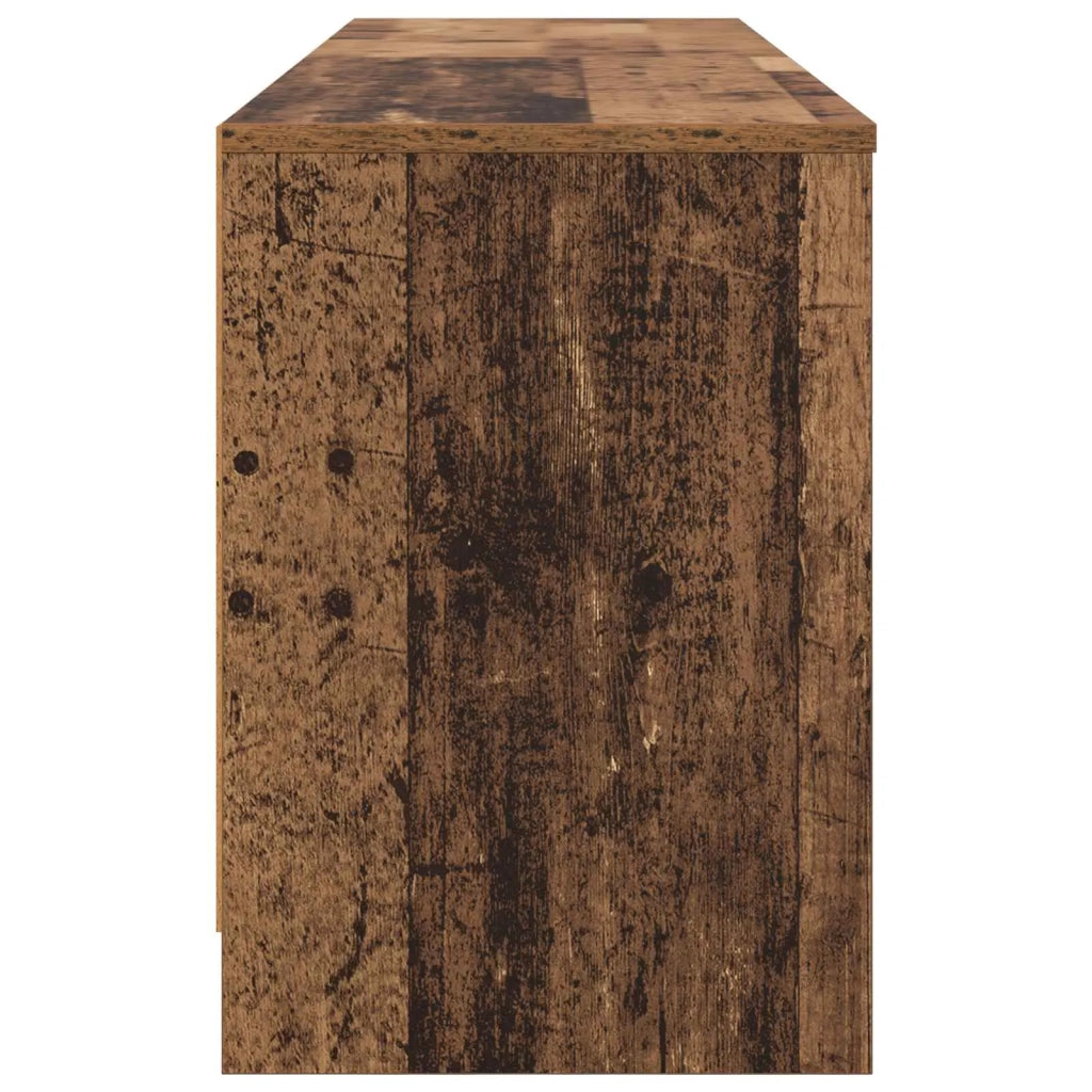 Armadietto per letto 2 pz Legno antico 66 x 33 x 48 cm CFW5218305