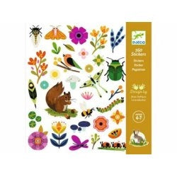 160 Adesivi Giardino ,Djeco,eta 4-7 anni