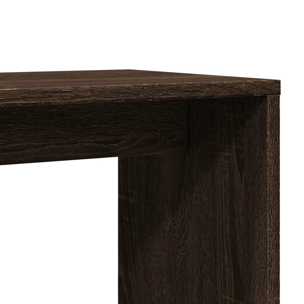 Tavolini 2 pz Rovere Marrone 50x30x50 cm in Legno Multistrato 840568