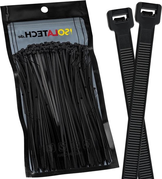 Caviatori in nylon UV-resistenti da 1000 pezzi, 150mm x 25mm, set di selezione di alta qualità industriale.