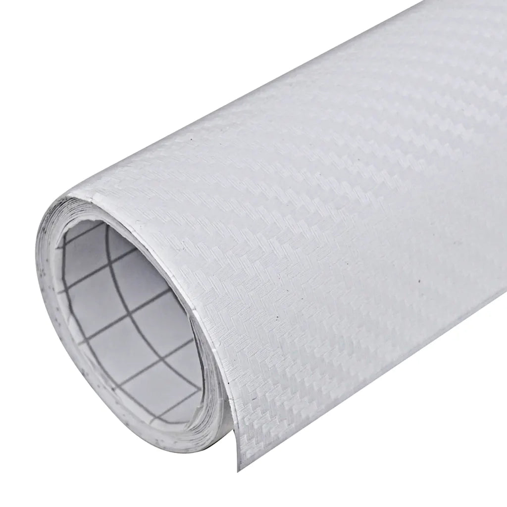 Pellicole per Auto 2 pz 3D Bianco 100x150 cm CFW8853731