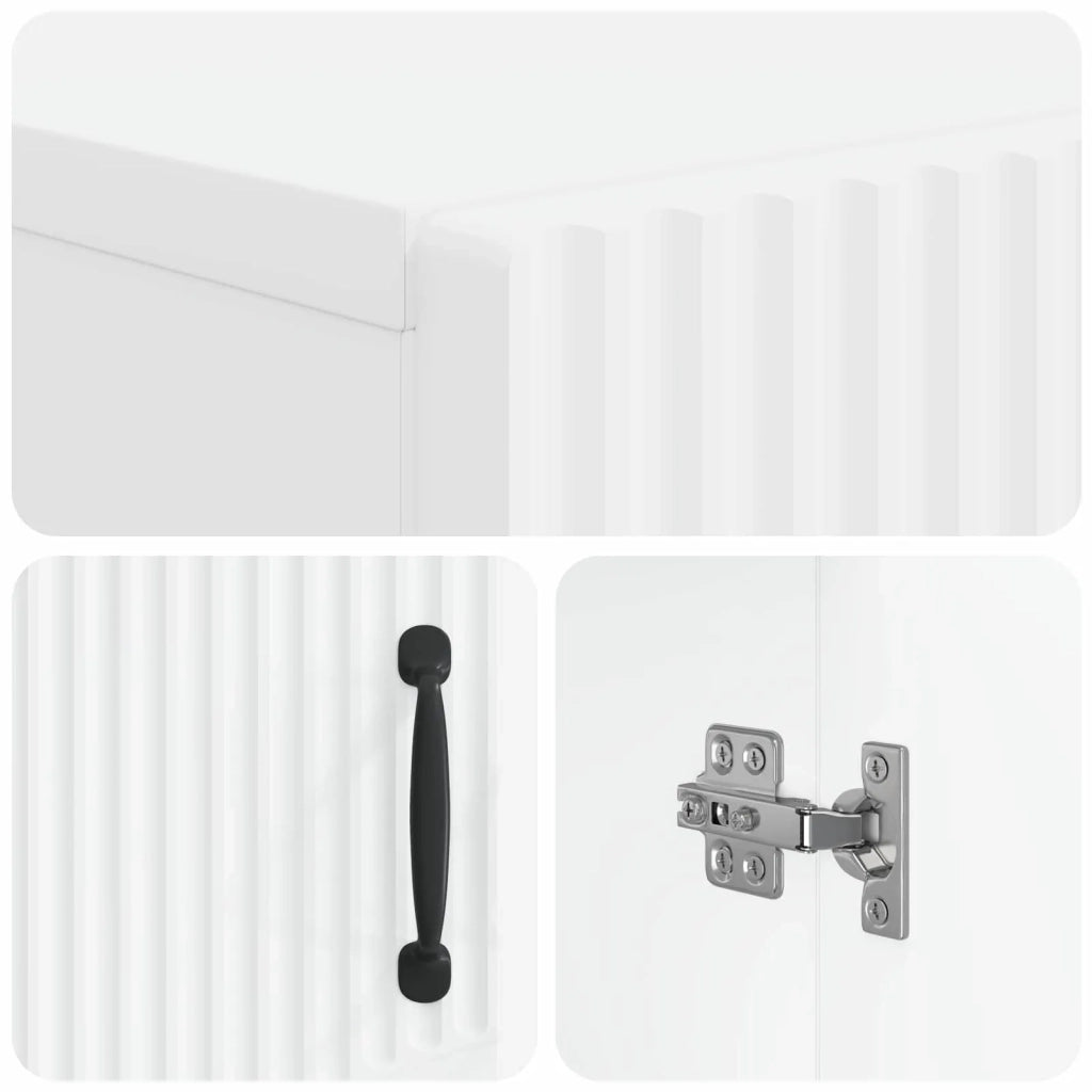 Mobile per scarpe HOORN 59,5 x 39,5 x 87 cm Bianco 897305