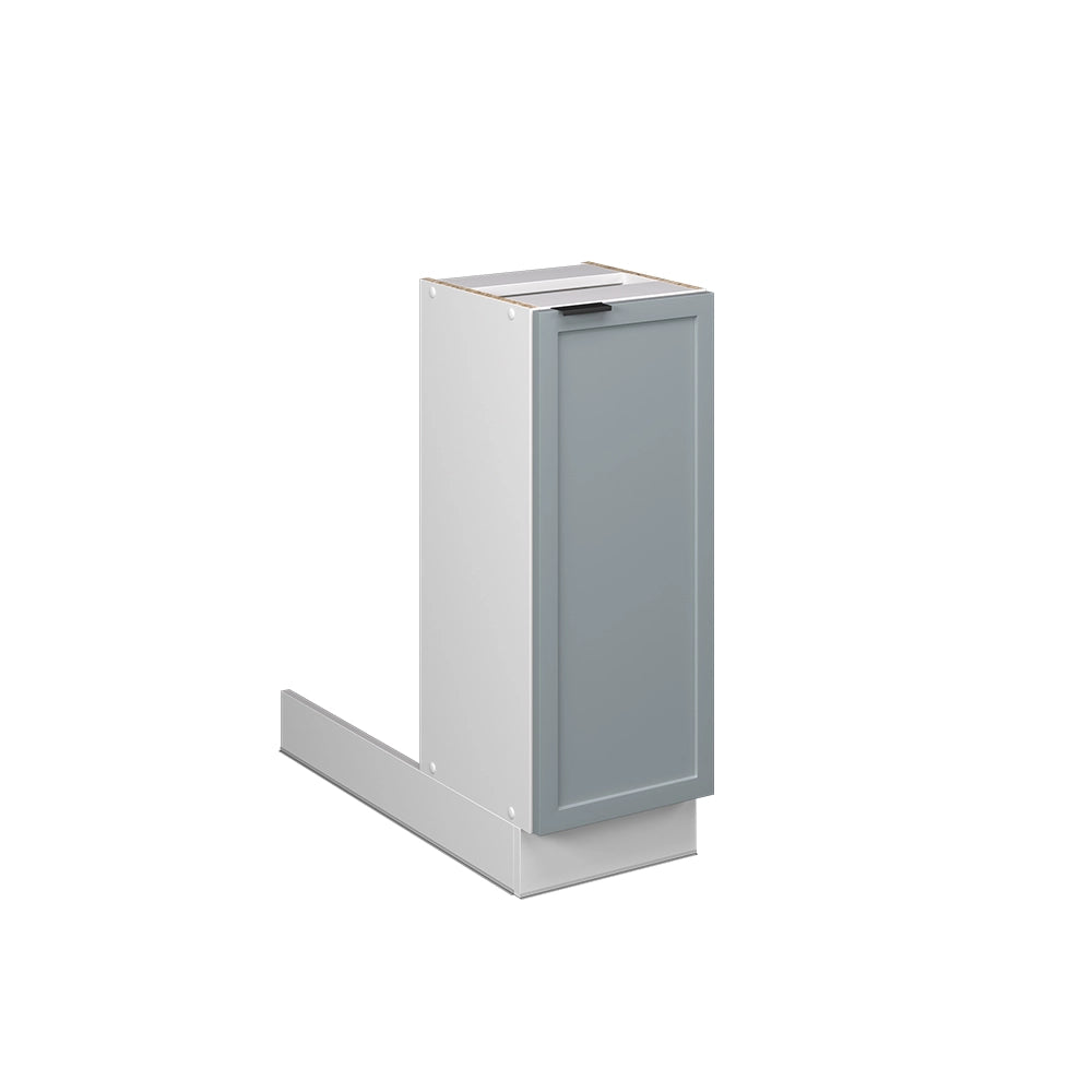 Isola cucina Fame-Line Blu-grigio chiaro/Bianco 30 cm senza piano di lavoro Vicco