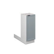 Isola cucina Fame-Line Blu-grigio chiaro/Bianco 30 cm senza piano di lavoro Vicco