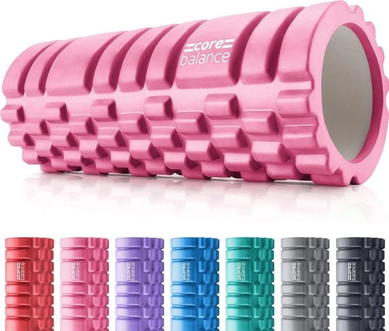 Foamroller strutturato per massaggi e terapia dei punti di attivazione per fitness - grigio