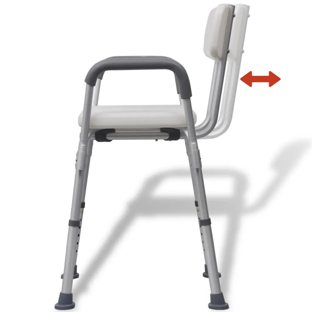 Sedia da Doccia in Alluminio Bianca 110129