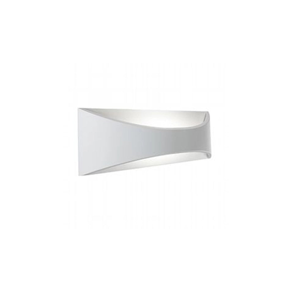 Applique Da Esterno Moderna Moon Alluminio E Termoplastica Bianco Led 12W 4000K