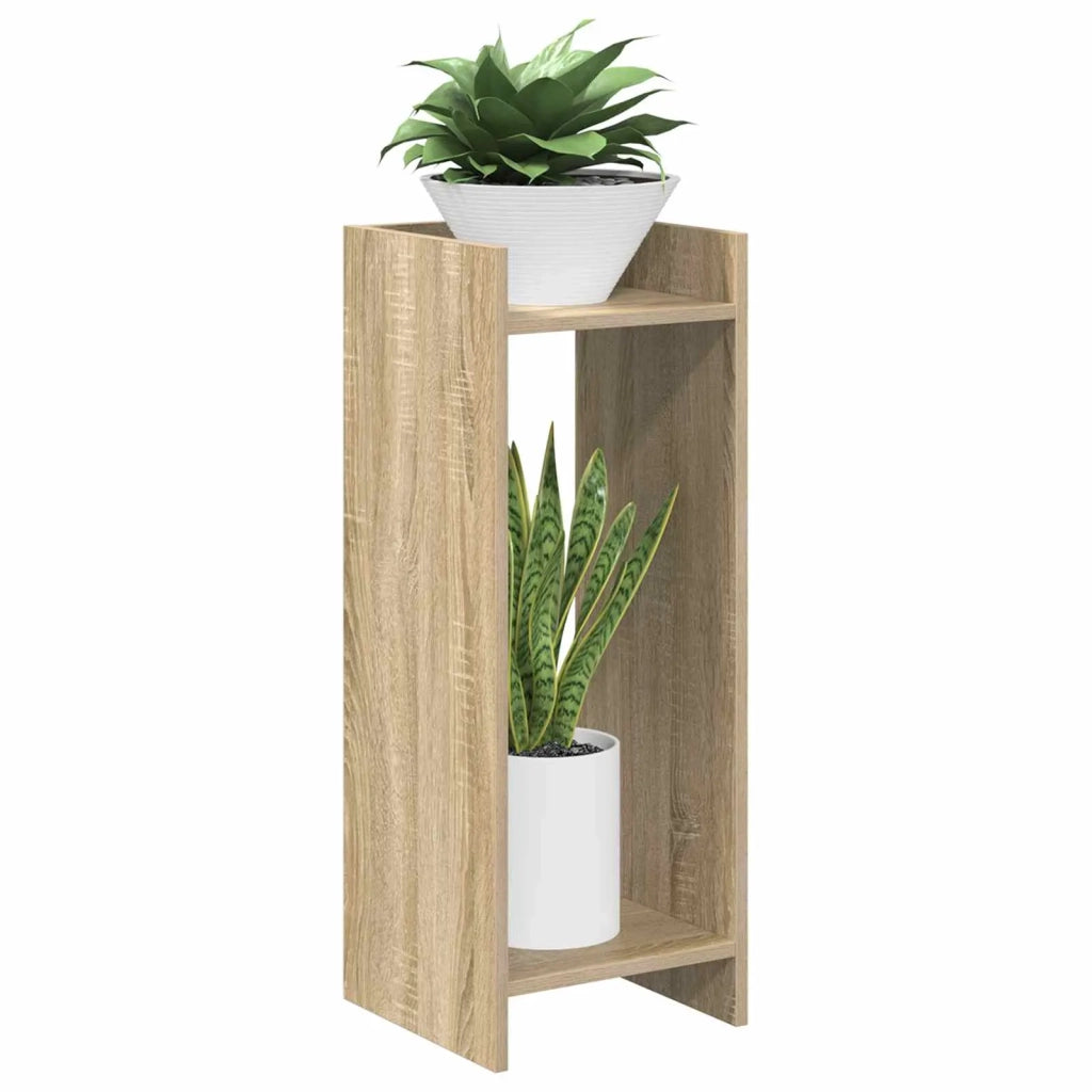 Supporto per piante Rovere Sonoma 30 x 30 x 80 cm