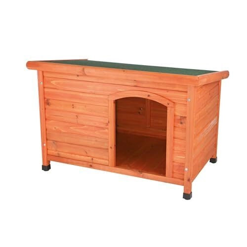 Trixie 39553 Canile a tetto piatto Natura, L 116 × 82 × 79 cm