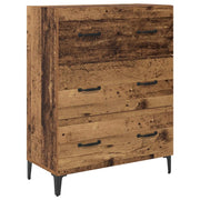 Credenza | Madia | Buffet da pranzo | Armadio da pranzo con cassetto Legno vecchio 69,5 x 34 x 90 cm