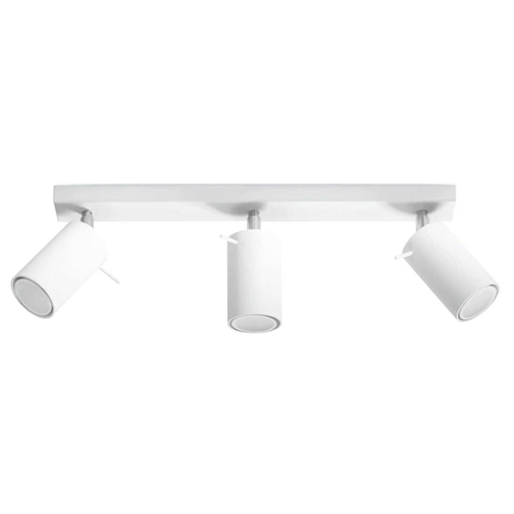 Plafoniera Pure Lume TORQUE 3 faretti bianco cromo