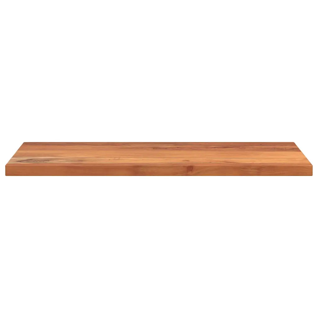 Piano Tavolo 110x50x2,5cm Rettangolare Legno Massello Acacia 370920