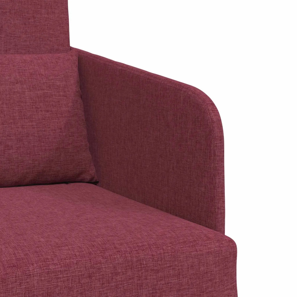 Divano letto Rosso Vino 65 x 80 x 83 cm Tessuto 4106640