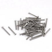 Machineschroeven M2.5 x 30 mm testa piatta colore argento 50 pezzi