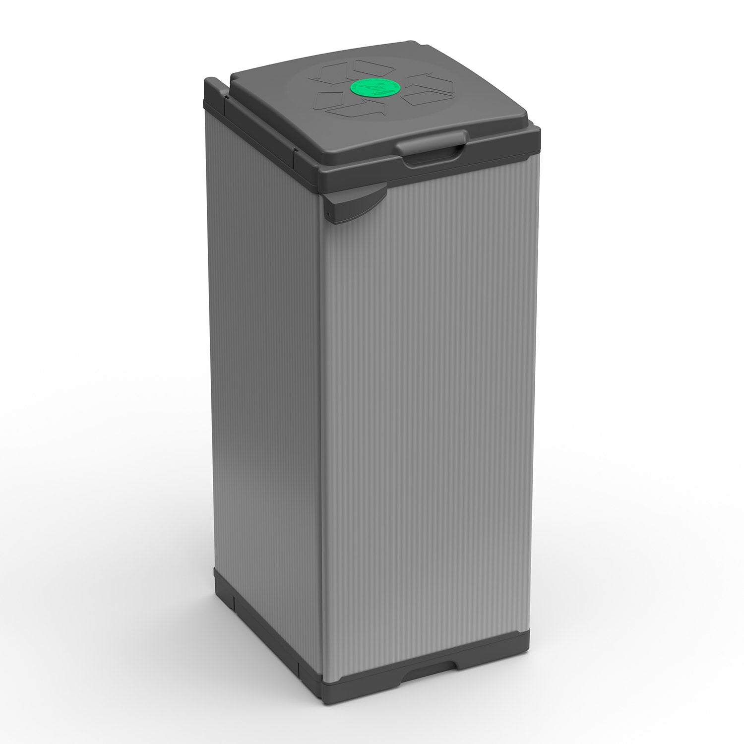 Pattumiera 1 Anta 34x38x87 cm Raccolta Differenziata con Portasacco 80 Litri