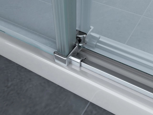 Box doccia due lati scorrevole cristallo 8mm trasparente h.195 FLUIDA 70x120 cm