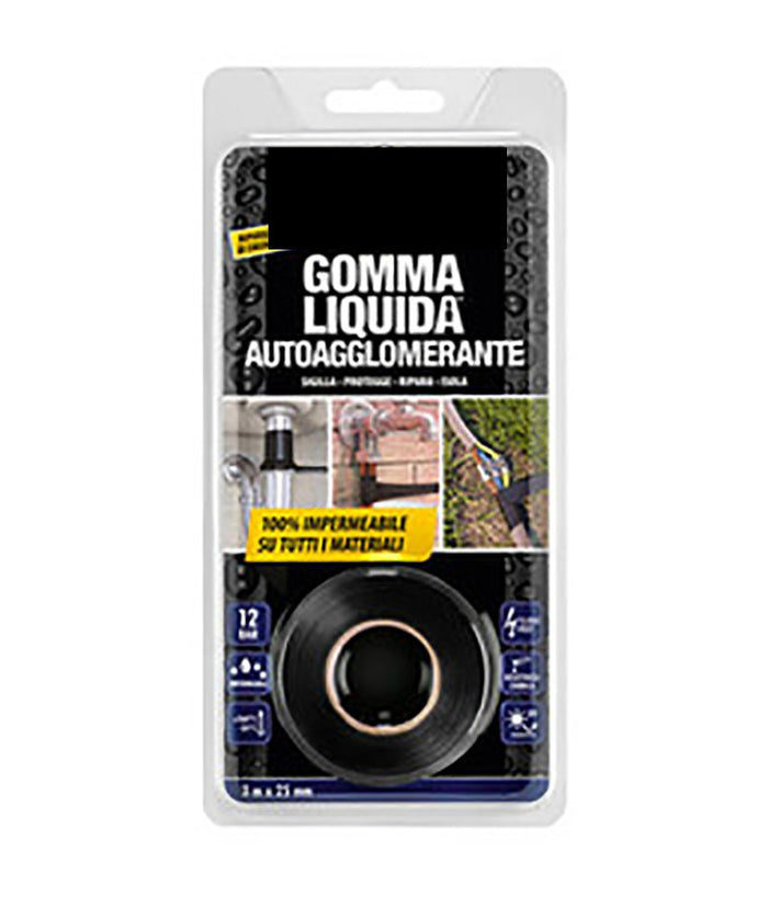 6pz bostik gomma liquida nastro autoagglomerante mm.25x3m cod:ferx.12807
