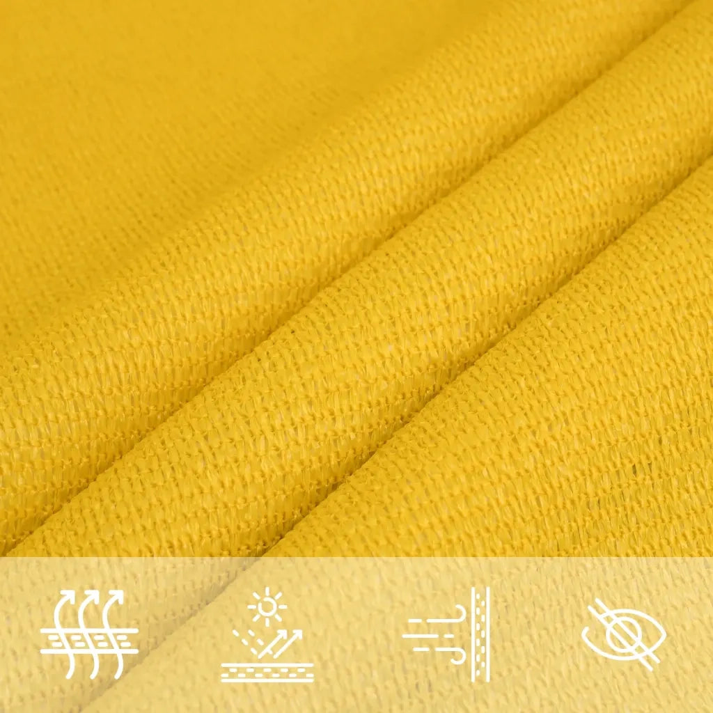 Vela Parasole 160 g/mÂ² Gialla 3x5 m in HDPE