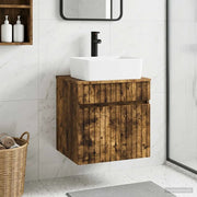 Mobile lavabo da parete Rovere Fumo 49 x 41 x 63 cm