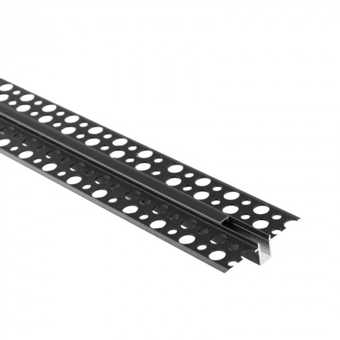 Profilo LED GPW-02 incasso nero diffusore nero 2m Ecolight
