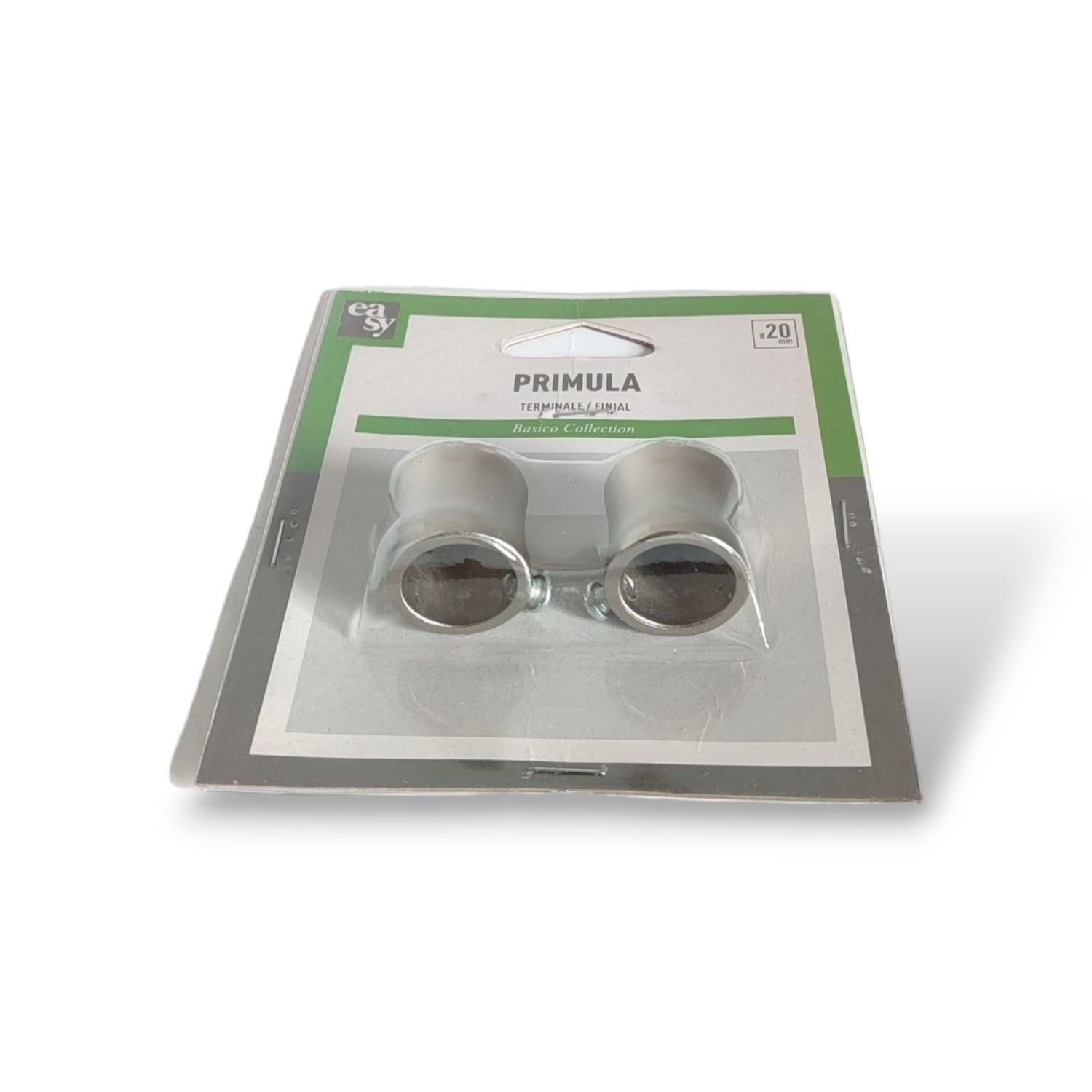 TERMINALE DECORATIVO PRIMULA NICHEL SATINATO