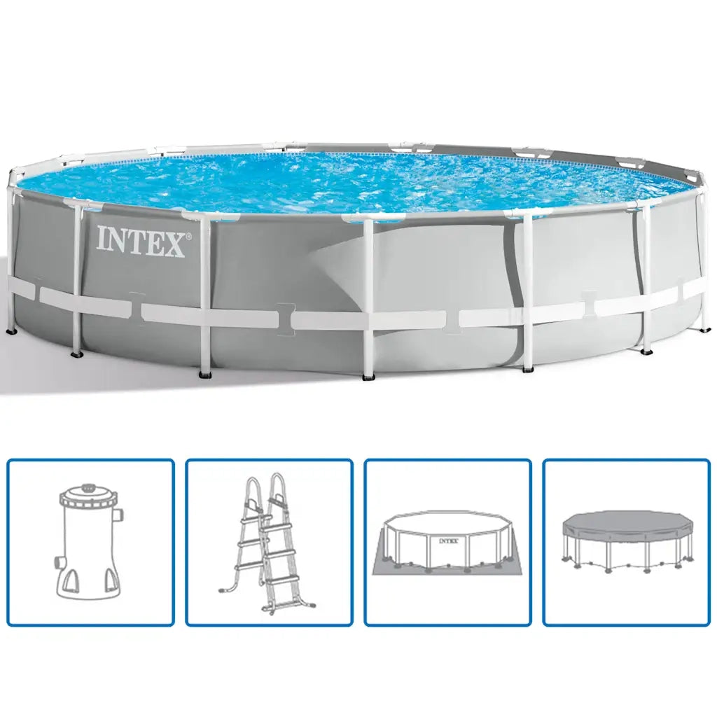 INTEX Set Piscina Prism Frame 457x107 cm 26724GN 91487