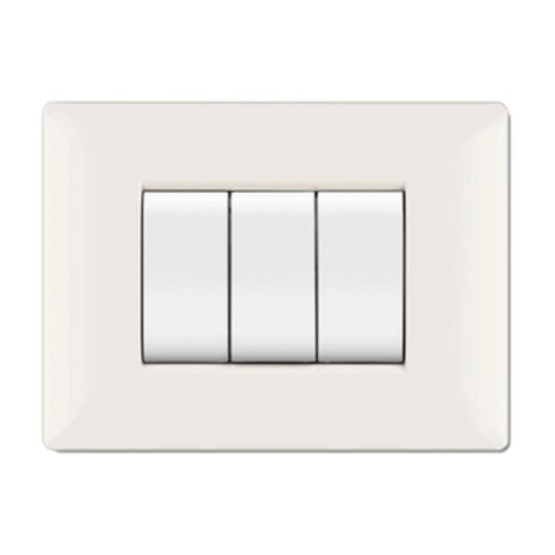 PLACCA LIFE Q LIVING PLAST BIANCO               4P