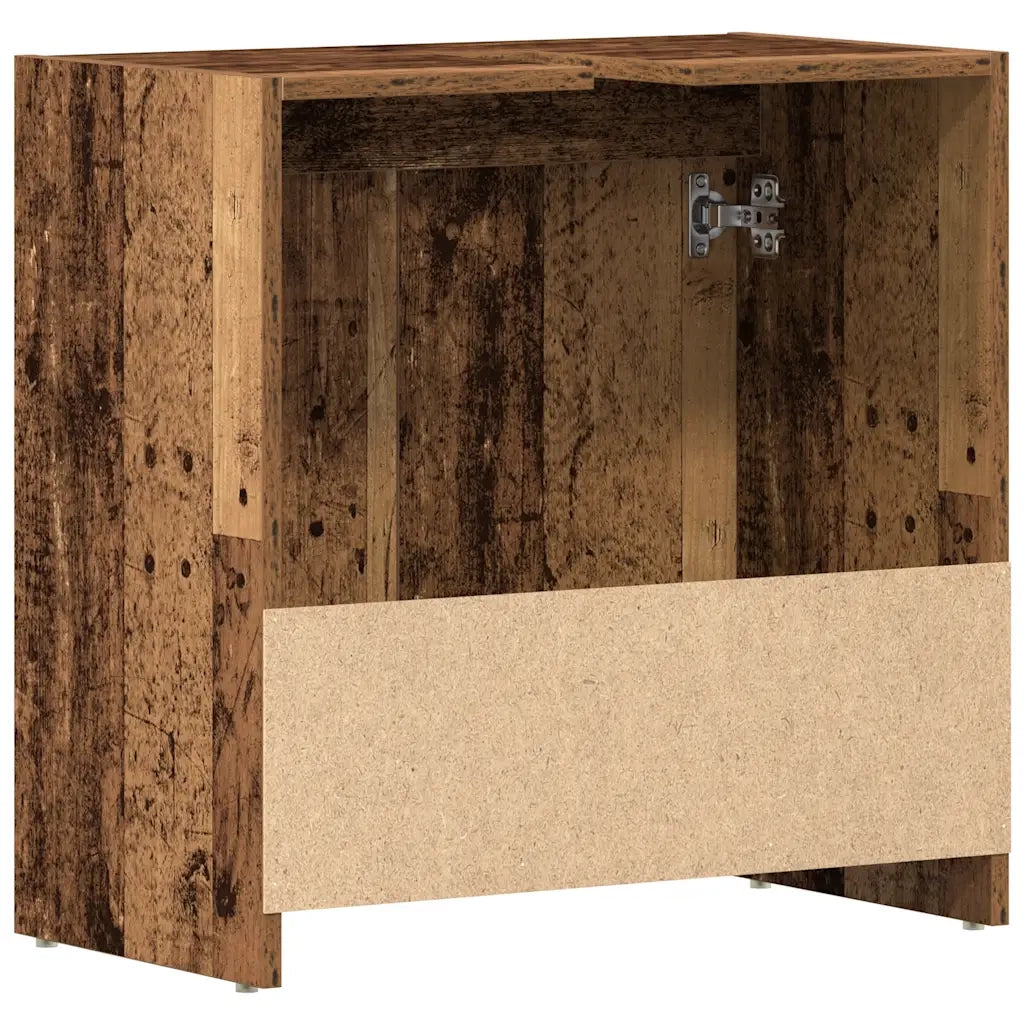 Mobile Lavabo Bagno Legno Antico 60x33x60 cm Legno Multistrato 861145