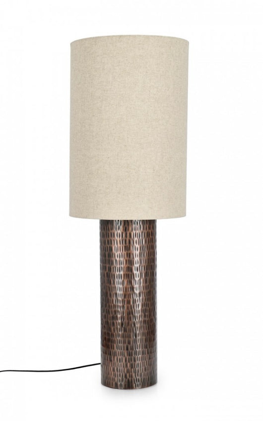 Lampada da Terra Metallo Marrone Moderna H122 cm - DIMITRIOS