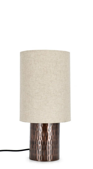 Lampada Tavolo Metallo Marrone Moderna da Interno H41 - DIMITRIOS