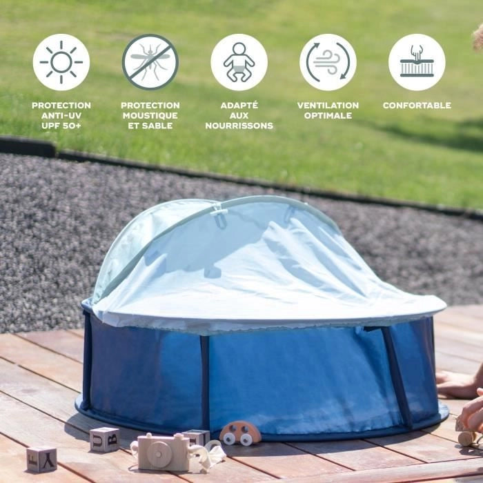 Babymoov Babyni Mariniere, Parco Giochi Anti-UV SPF 50+, 2 in 1