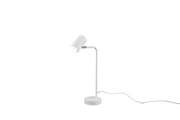 Lampada tavolo da Interno a Led in Metallo Bianco Opaco