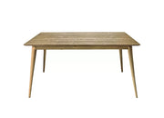 Tavolo allungabile in abete spazzolato naturale 160x85 (822) - Mobili 2G