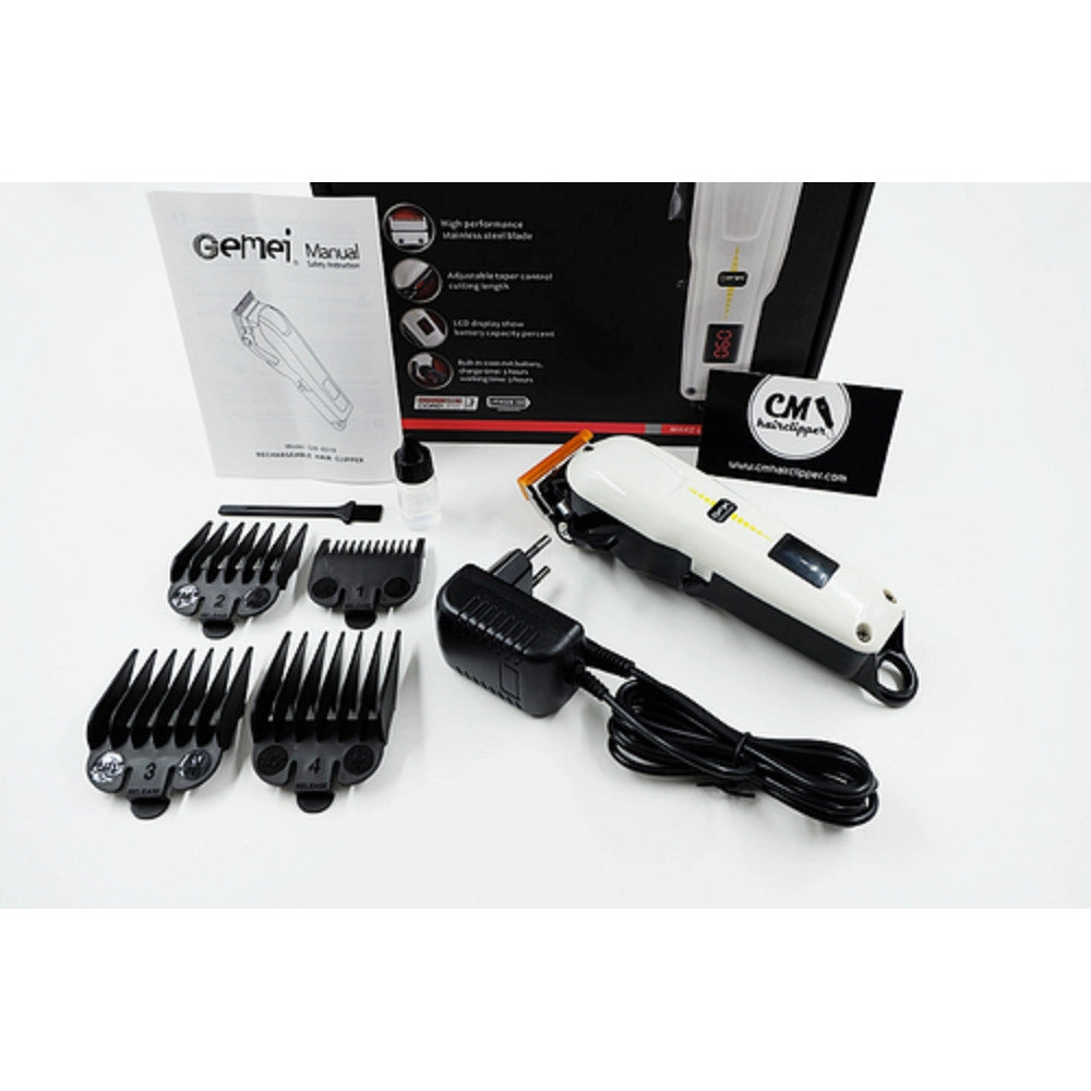 Trade Shop - Taglia Capelli Professionale Senza Fili Lunga Durata A Batteria Pettini Gm-6018 -