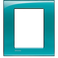 Living Light - Placca 3+3P Verde - LNA4826VD