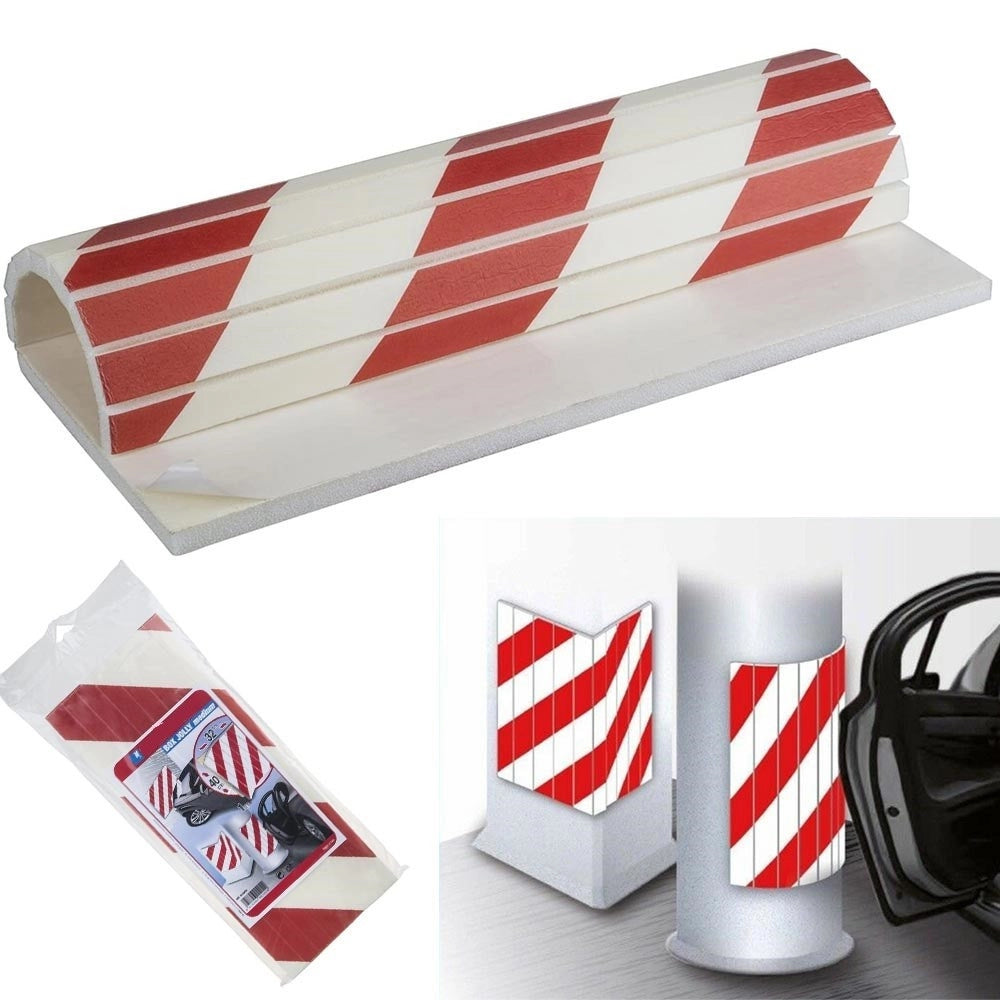 Trade Shop - Pannello Adesivi Antiurto Per Garage Box Modulabile Paraurti Auto 32 X 40 Cm -