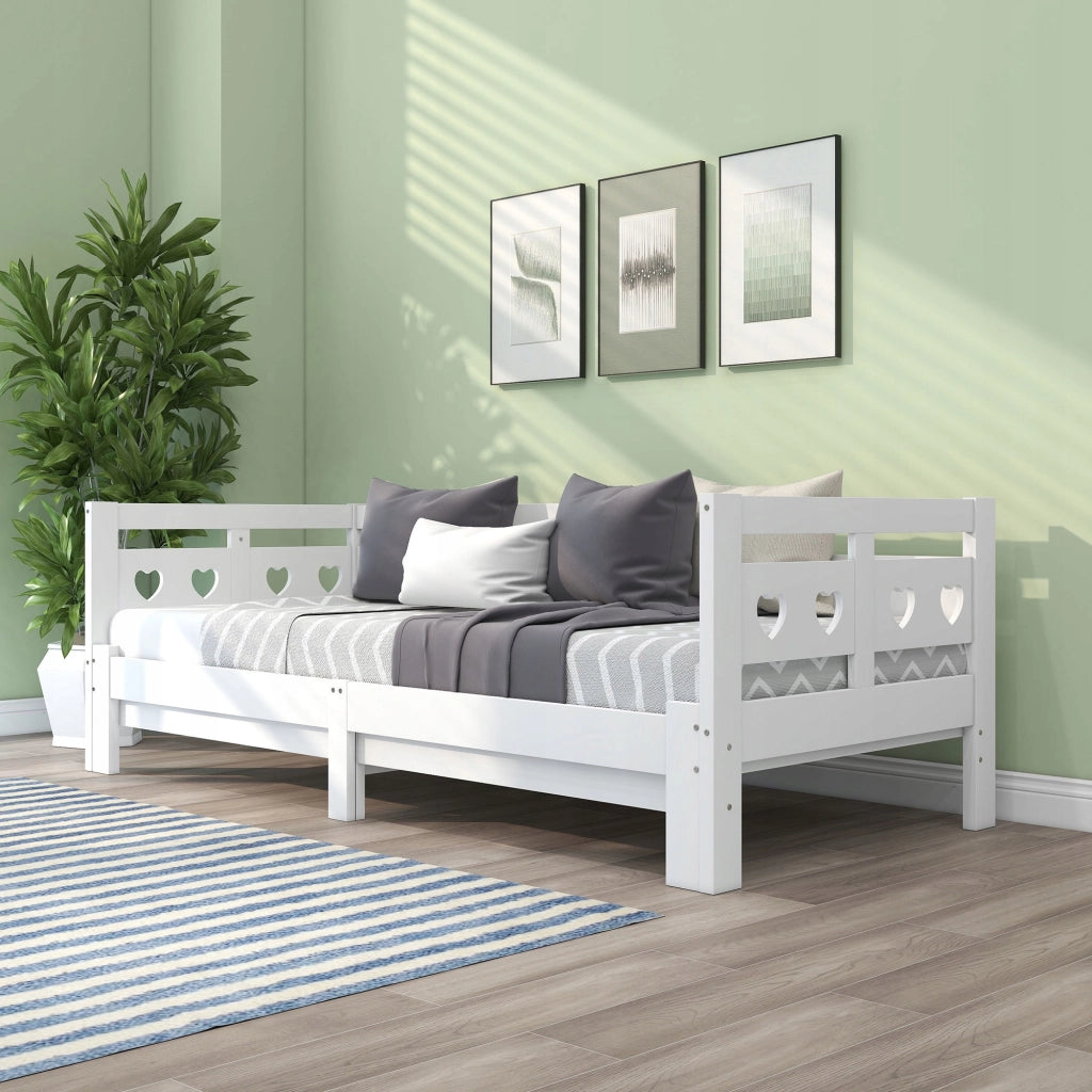 Letto a giorno/notte - Xylo - 90x200 - Bianco - Pino