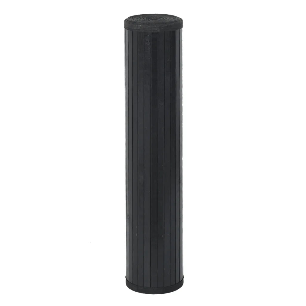 Tappeto Rettangolare Nero 100x1000 cm in BambÃ¹