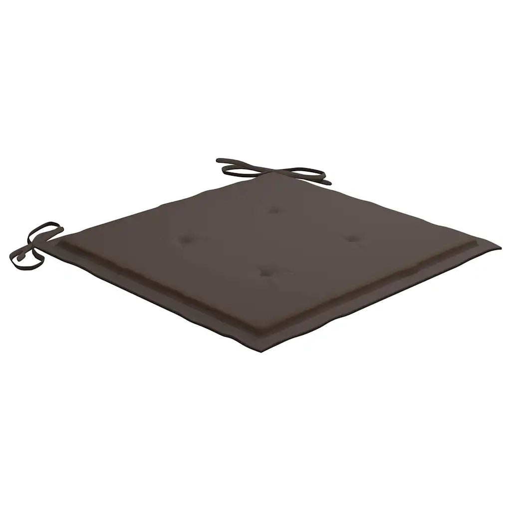 Set da Pranzo da Giardino 5 pz Pieghevole con Cuscini in Bambù 3063968