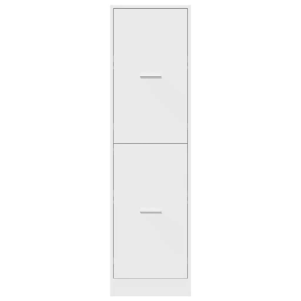 Armadietto da Farmacia Bianco 40x41x144,5 cm in Truciolato 3309636