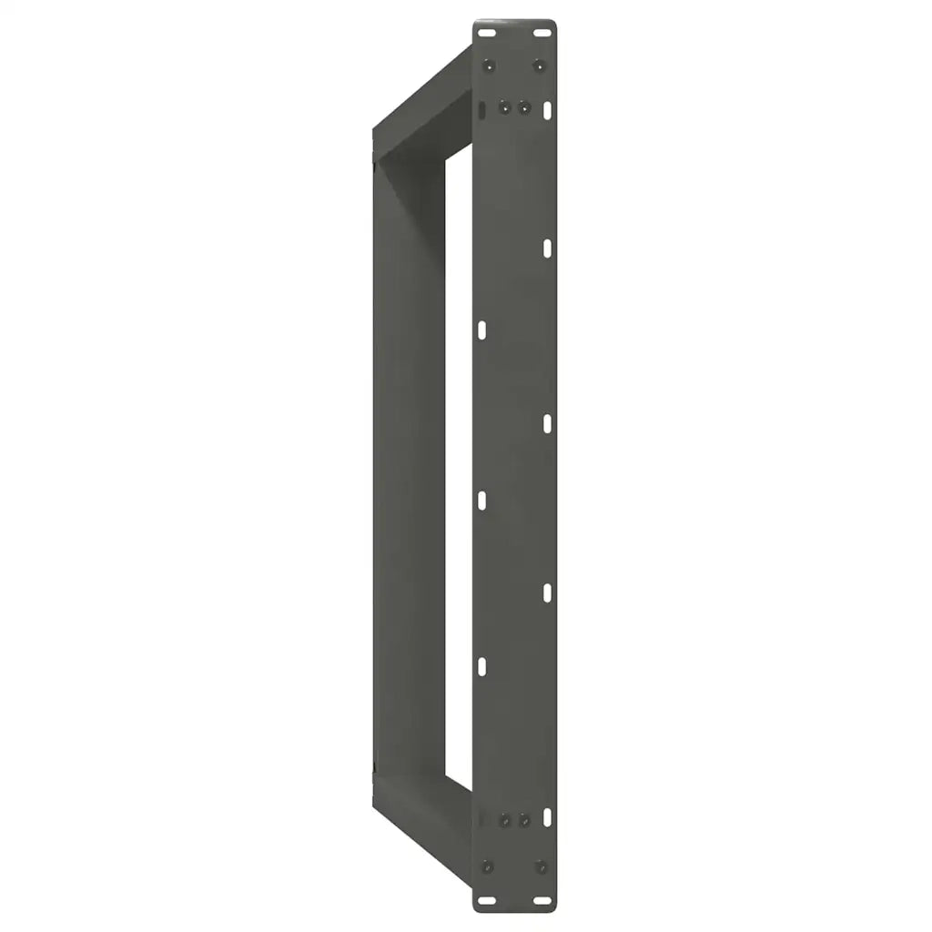 vidaXL Gambe per tavolo da pranzo a forma di U 2 pz Antracite 90x(72-73) cm Acciaio