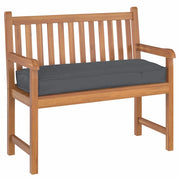 Cuscino per sedie | Cuscino Antracite 110 x 40 x 8 cm Tessuto Oxford