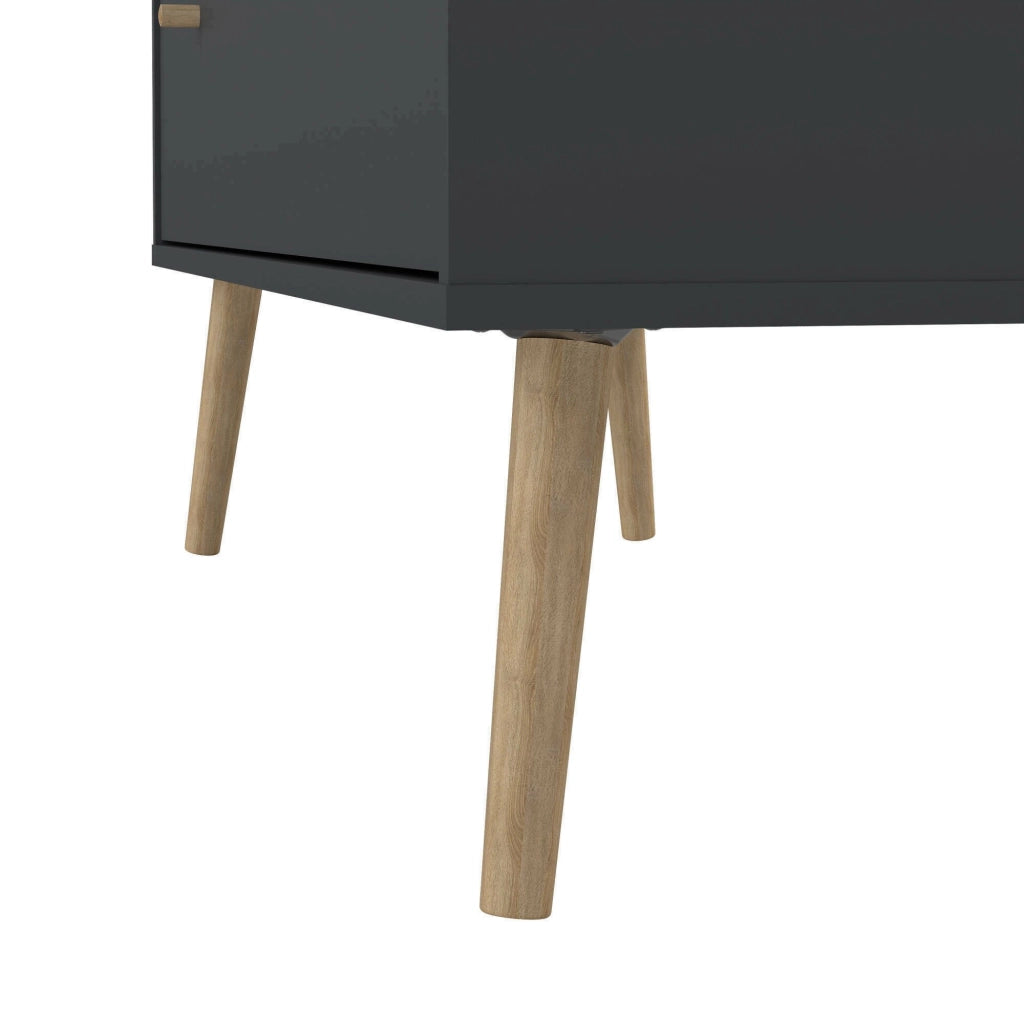 Cassettiera Pelagie, Settimino multiuso, Comò camera da letto, Mobile con cassetti, 99x39 h82 cm, Grigio