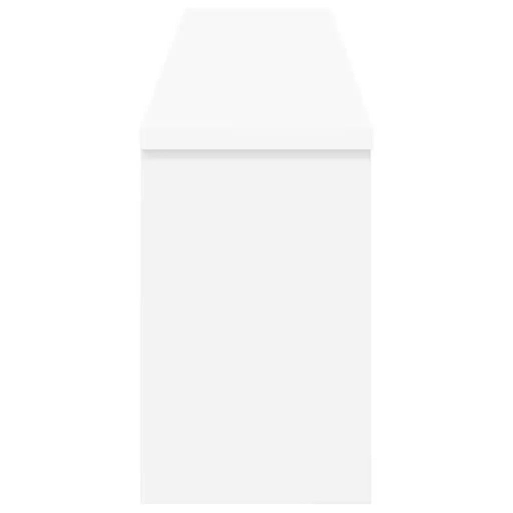 Appendiabiti a muro Bianco 100 x 16 x 26 cm Legno multistrato CFW9097994
