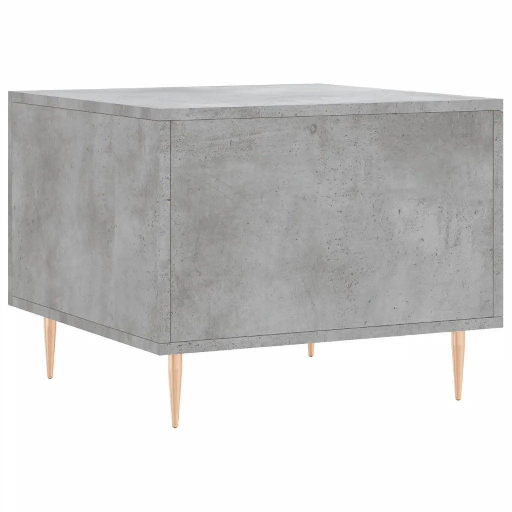 2 pz Tavolini salotto | Tavolino da caff¨¨ | Tavolino da Soggiorno Grigio Cemento 50x50x40 Legno Multistrato