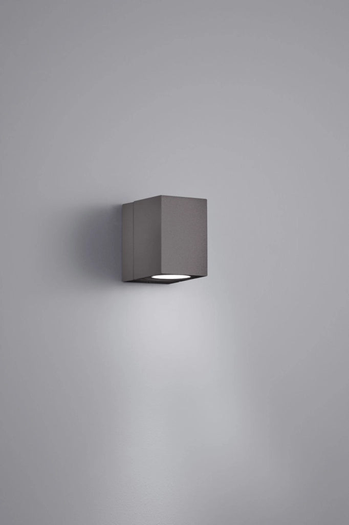 TIBER APPLiQUE PER ESTERNI 3W 210 lm, 3.000 K LED SPOT ORIENTABILE ANTRACITE 10X H7CM