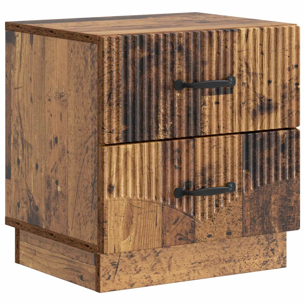 Armadio da Notte 2 pcs Legno antico 43 x 34,5 x 44,5 cm 895232
