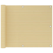 Schermo Frangivista per Balconi Beige 75x300 cm in HDPE cod mxl 12163