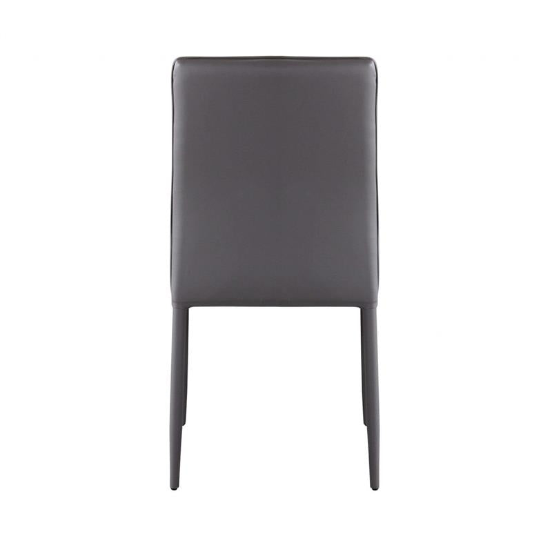 SEDIA BLOSSOM CON RIVESTIMENTO IN ECOPELLE MARRONE